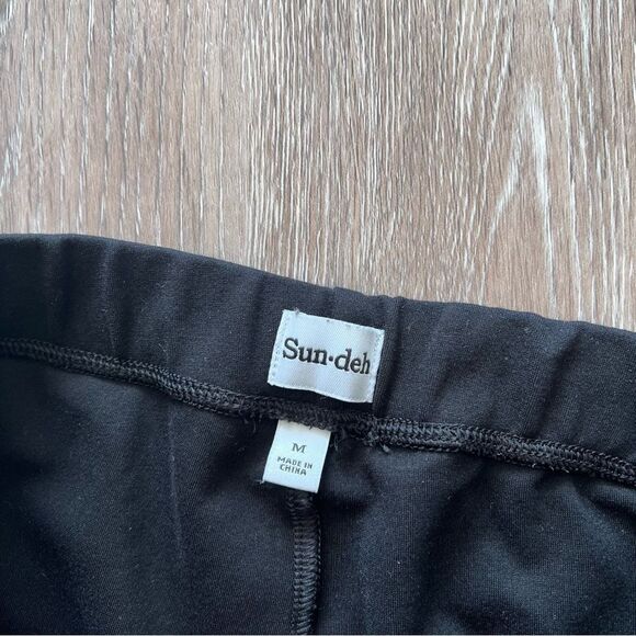 Aritzia sun-deh black stretchy straight leg pants - Picture 7 of 7